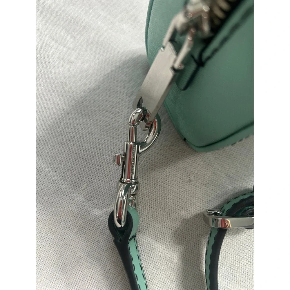 Marc Jacobs Playback Layers‎ Mint Green Logo Crossbody Bag #419
